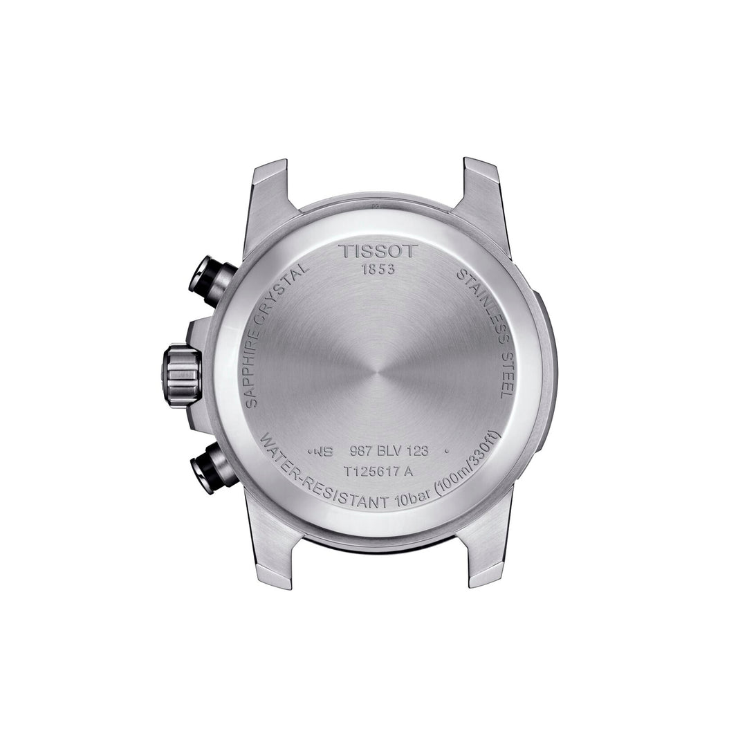 Montre Tissot Supersport Chrono quartz 45,5 mm en cuir T125.617.17.051.03
