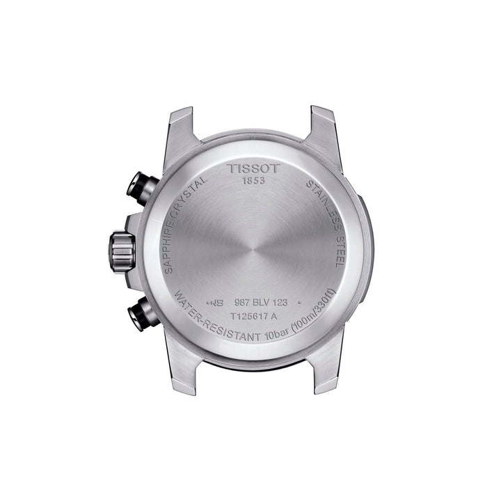 Montre Tissot Supersport Chrono quartz 45,5 mm en cuir T125.617.17.051.03