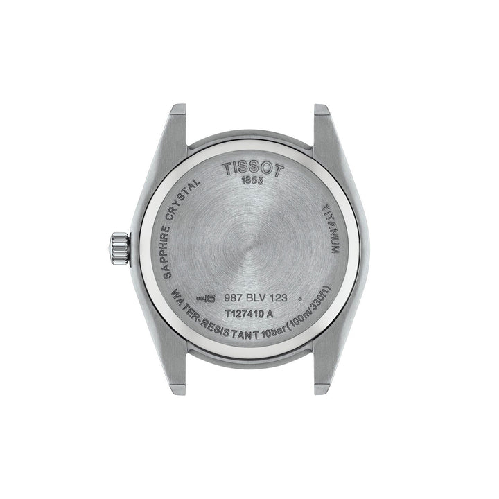 Montre Tissot Gentleman quartz 40 mm en titane T127.410.44.081.00