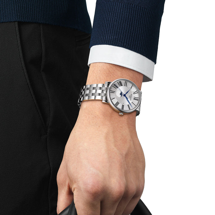 Tissot Carson Premium quartz watch, 40 mm, stainless steel, T122.423.11.033.00