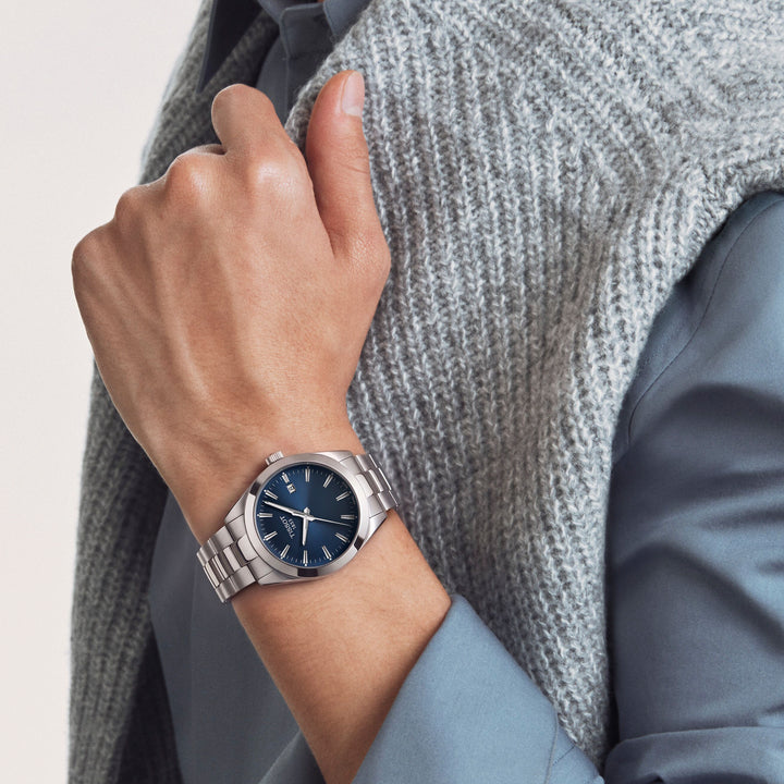 Montre Tissot Gentleman quartz 40 mm en acier inoxydable T127.410.11.041.00