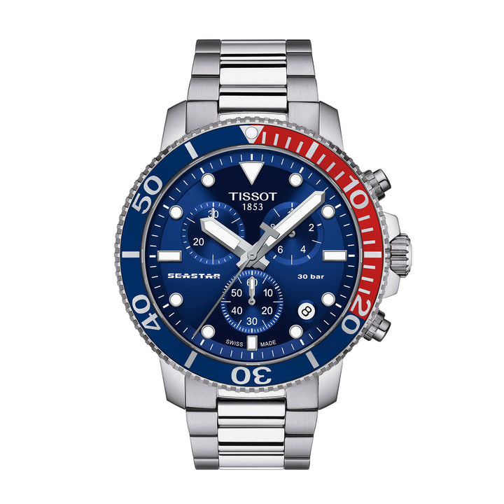 Tissot Seastar 1000 quartz watch, 45,5 mm, stainless steel T120.417.11.041.03