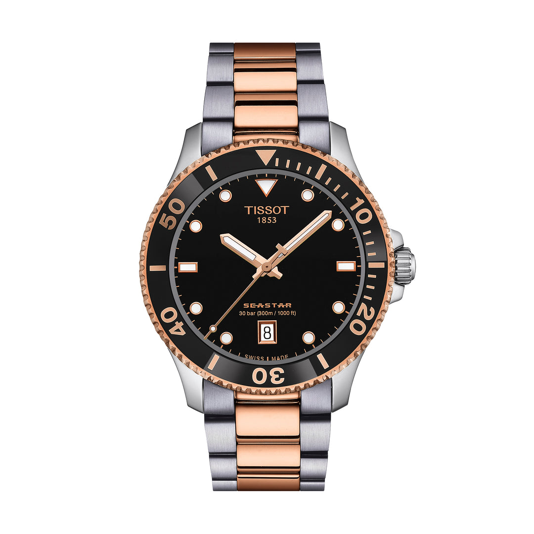 Montre Tissot Seastar 1000 quartz 40 mm en acier inoxydable T120.410.22.051.01