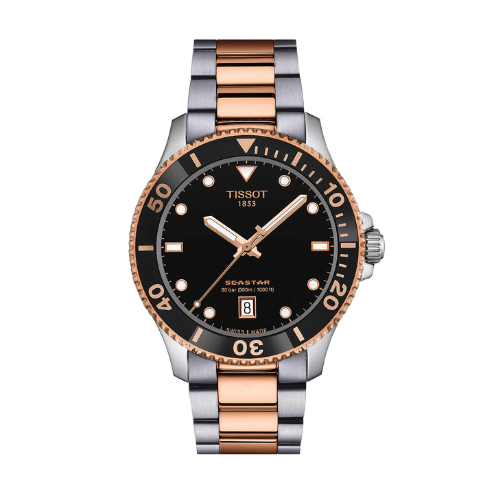 Montre Tissot Seastar 1000 quartz 40 mm en acier inoxydable T120.410.22.051.01