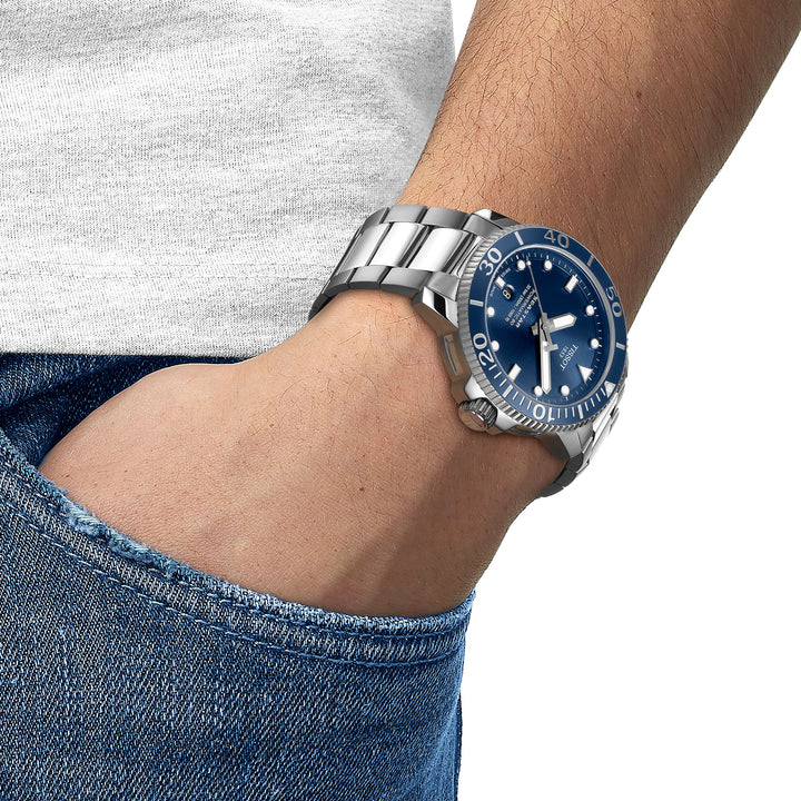 Tissot Seastar 1000 automatic watch, 43 mm, stainless steel T120.407.11.041.03