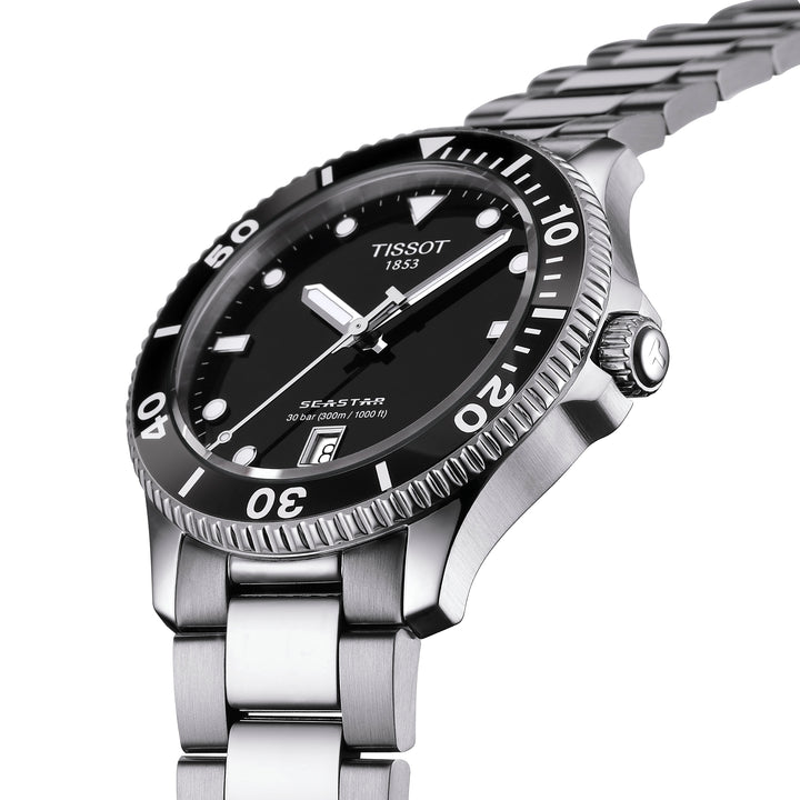 Montre Tissot Seastar 1000 quartz 40 mm en acier inoxydable T120.410.11.051.00