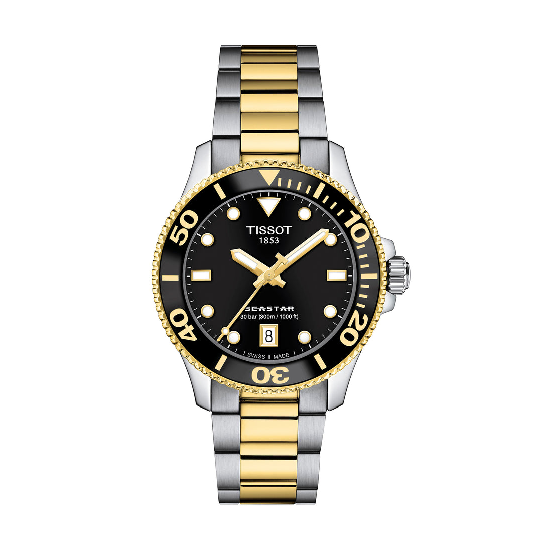 Montre Tissot Seastar 1000 quartz 36 mm en acier inoxydable T120.210.22.051.00