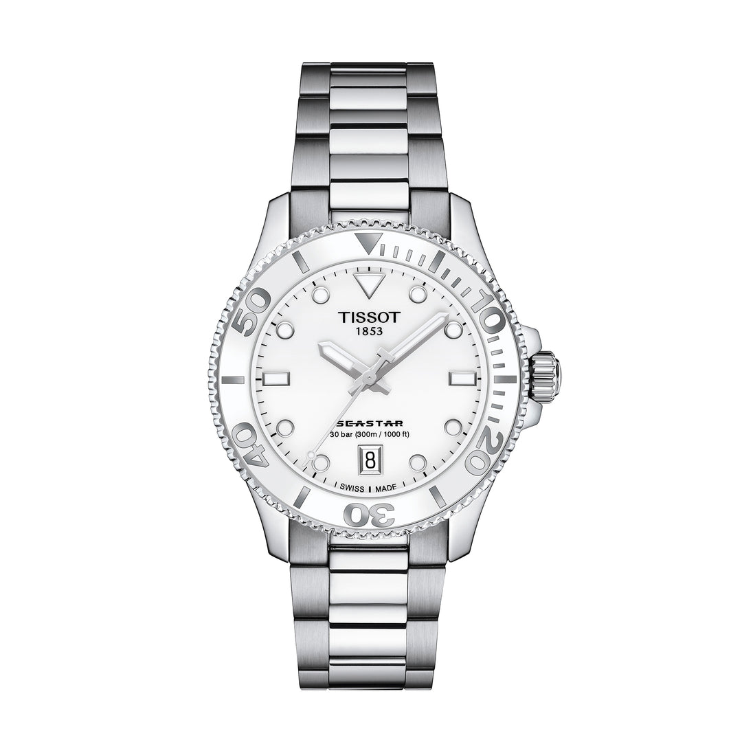 Montre Tissot Seastar 1000 quartz 36 mm en acier inoxydable T120.210.11.011.00
