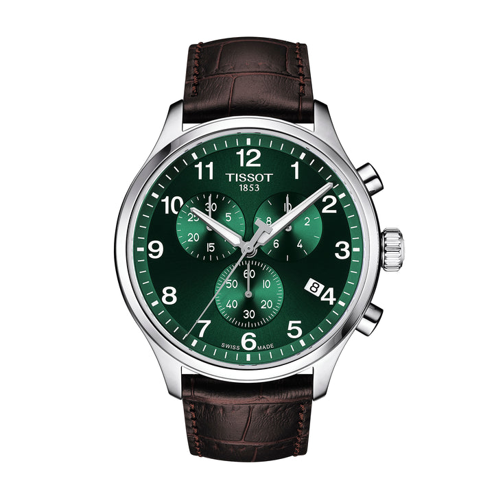 Montre Tissot Chrono XL Classic quartz 45 mm en cuir T116.617.16.092.00