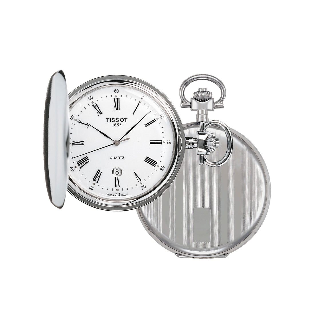 Montre Tissot Savonnette quartz 48,5 mm en acier inoxydable T83.6.553.13