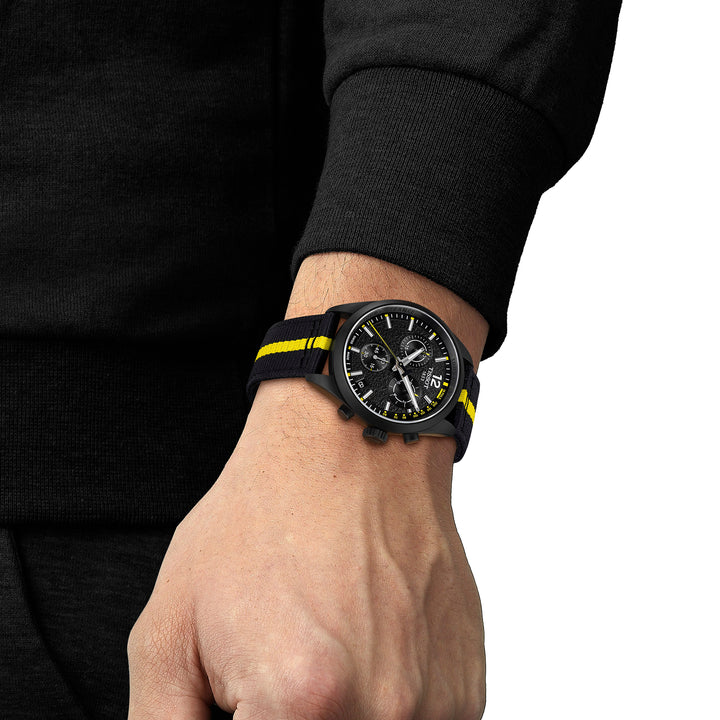 Montre Tissot PR 100 Tour de France 2026 quartz 40 mm en tissu T150.417.37.057.00