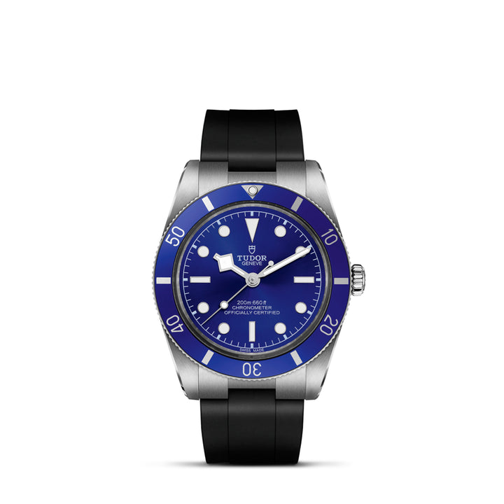TUDOR Black Bay 54 automatique en acier inoxydable bracelet caoutchouc 37 mm M79000B-0002