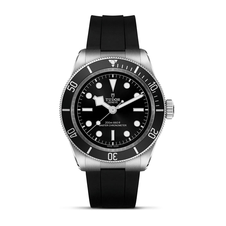 TUDOR Black Bay automatique en acier inoxydable bracelet caoutchouc 39 mm M7941A1A0NU-0002