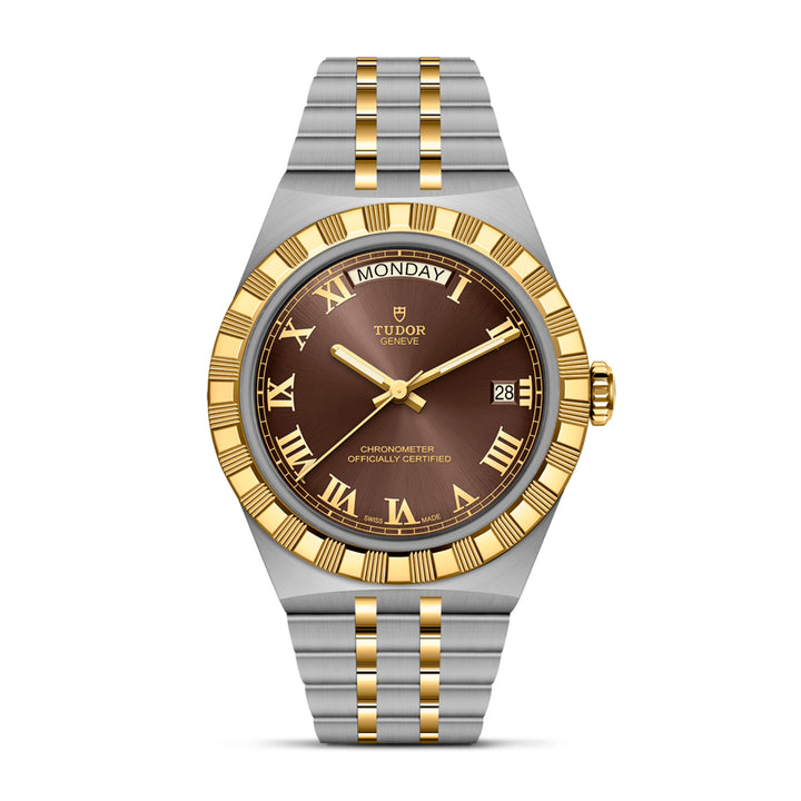 TUDOR Royal automatique en acier inoxydable et or jaune 40 mm M2840D1A3-0001