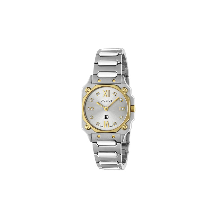 Montre Gucci G-Flat quartz en acier inoxydable 24 mm YA166503