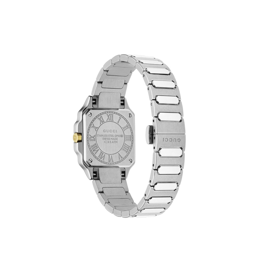 Montre Gucci G-Flat quartz en acier inoxydable 24 mm YA166503