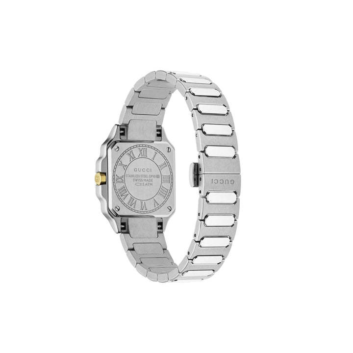 Montre Gucci G-Flat quartz en acier inoxydable 24 mm YA166503