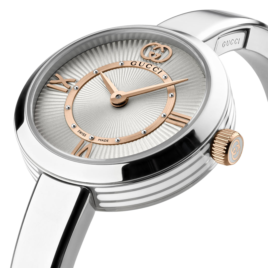 Gucci Watch Model 2000 in 24 mm Stainless Steel YA167513