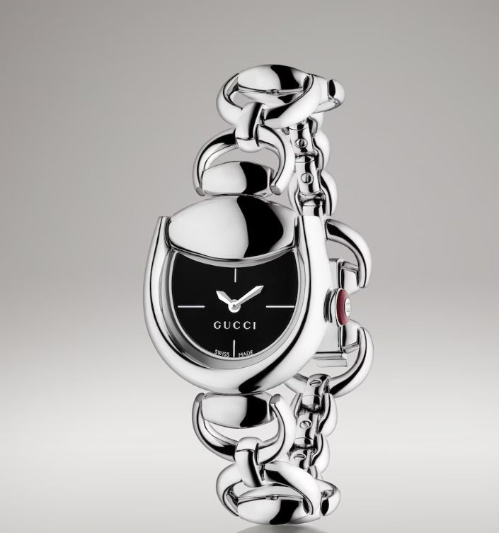 Gucci Horsebit quartz stainless steel watch 27 x 25 mm YA168501