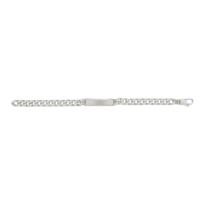 Gucci Tag Interlocking G Bracelet in 925 Sterling Silver YBA774054001018