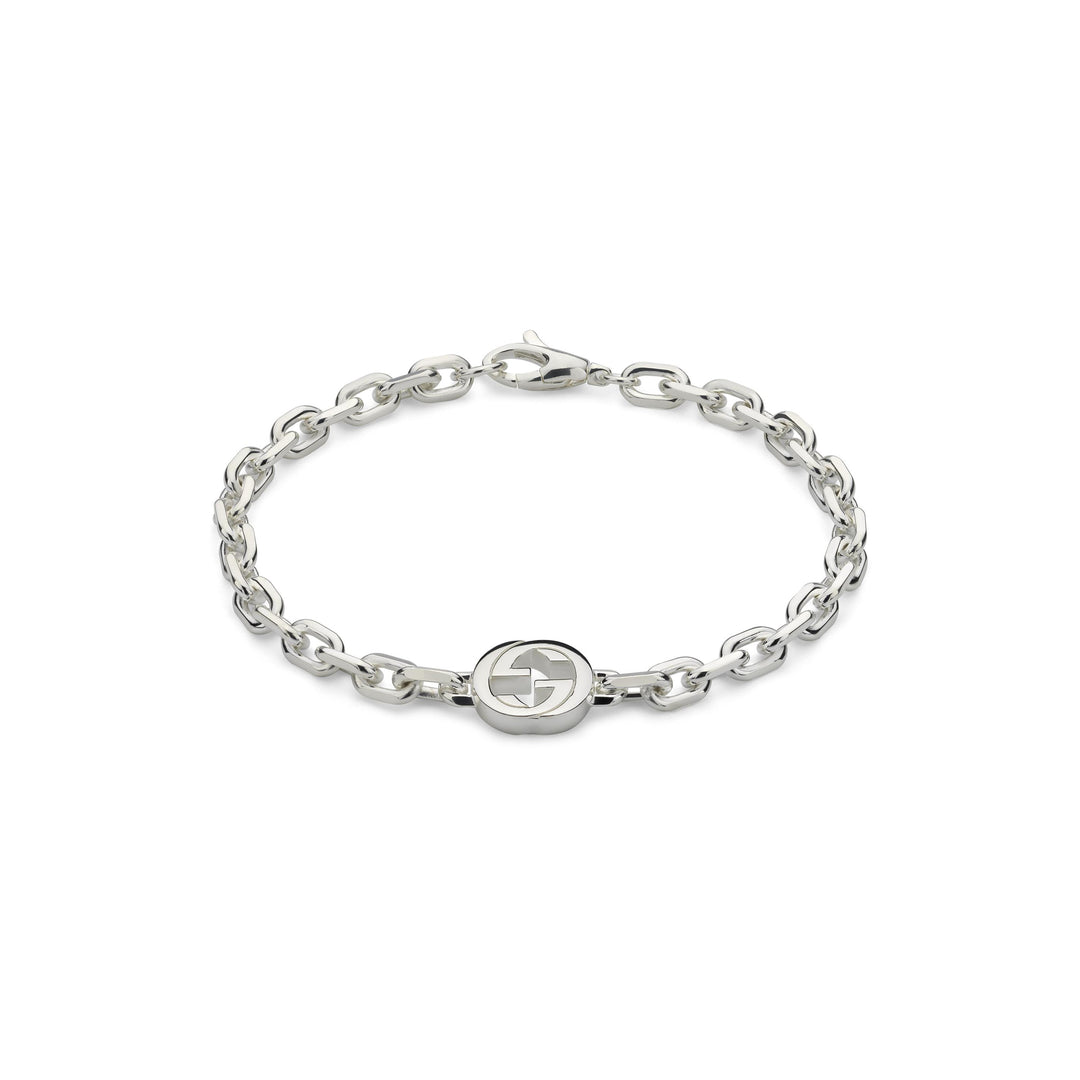 Bracelet Gucci Interlocking G en argent sterling YBA796351001