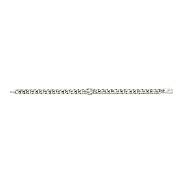Gucci Interlocking G Bracelet in 925 Sterling Silver YBA843736001018