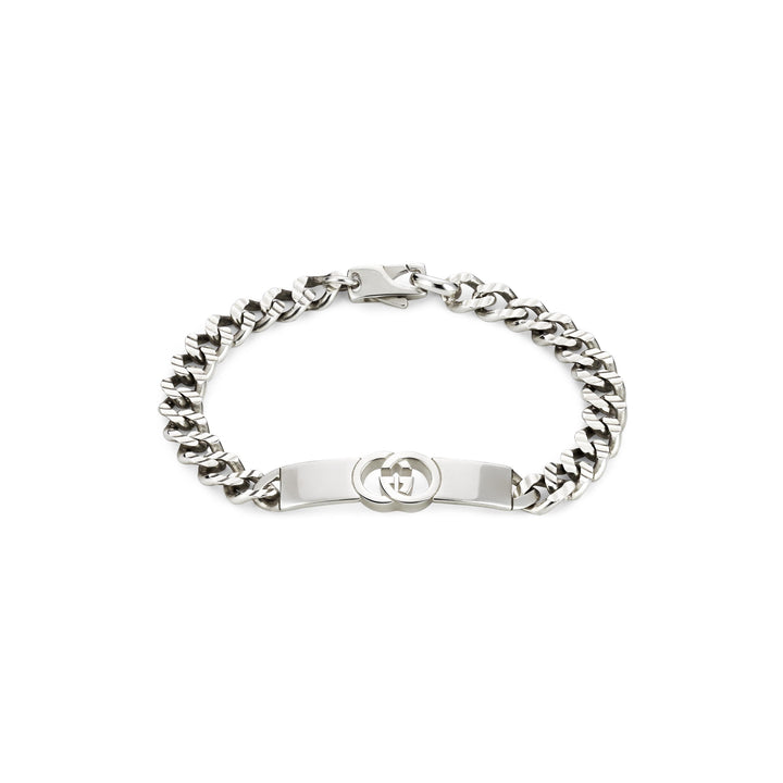 Gucci Interlocking G Bracelet in 925 Sterling Silver YBA853978001