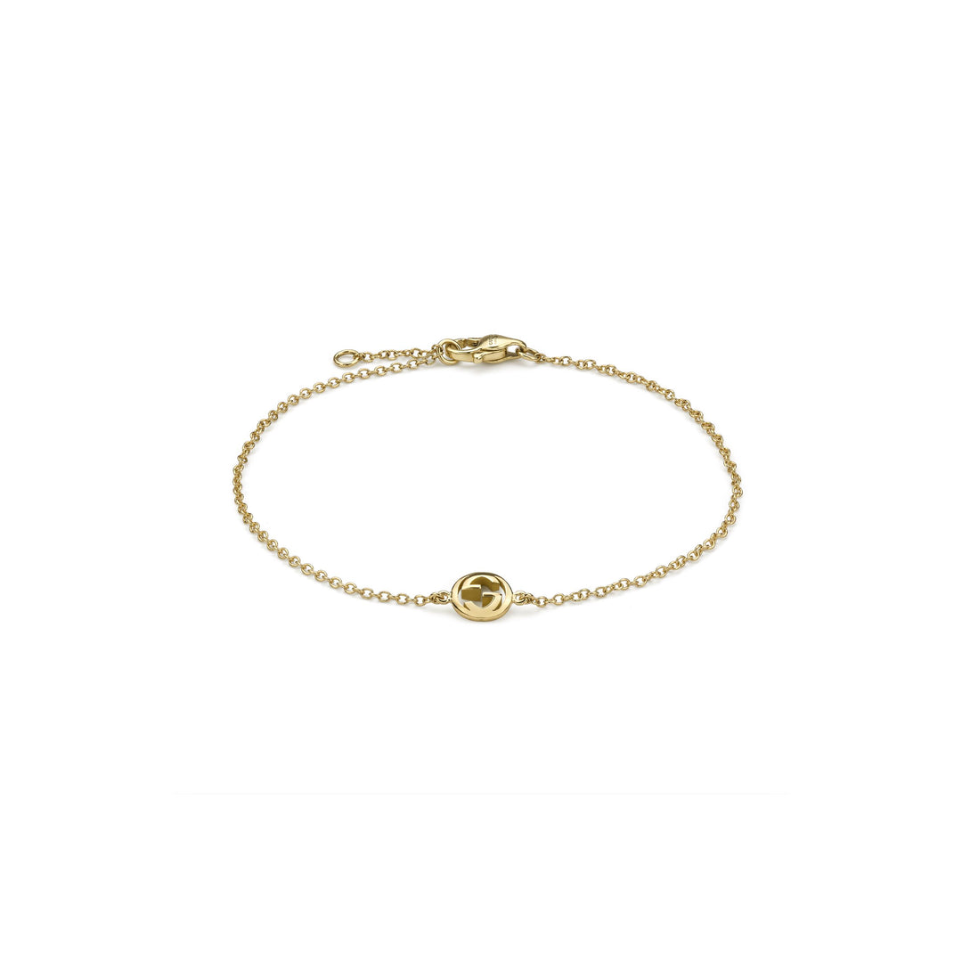 Gucci Interlocking bracelet in 18k yellow gold YBA874207001
