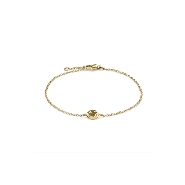 Gucci Interlocking bracelet in 18k yellow gold YBA874207001