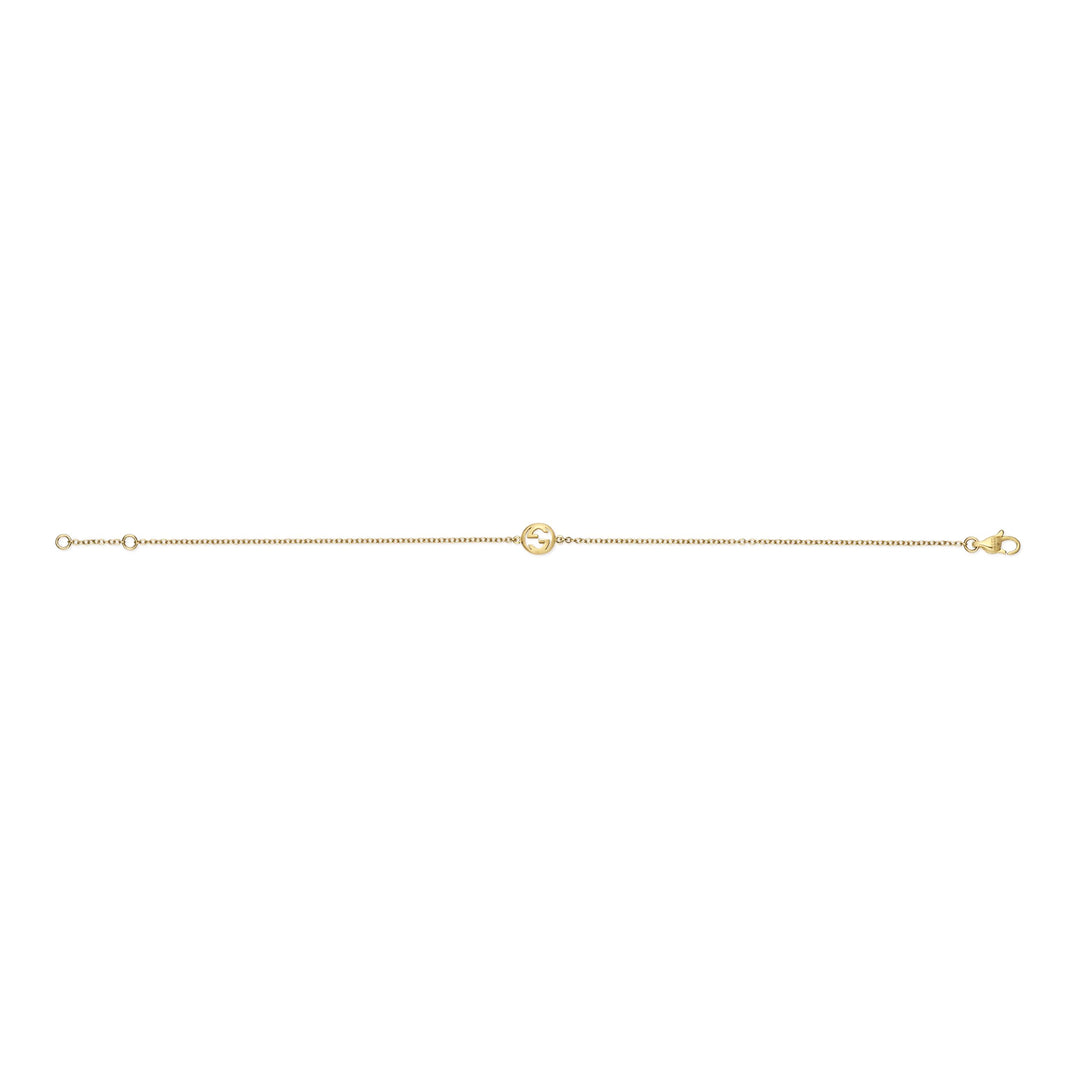 Gucci Interlocking bracelet in 18k yellow gold YBA874207001
