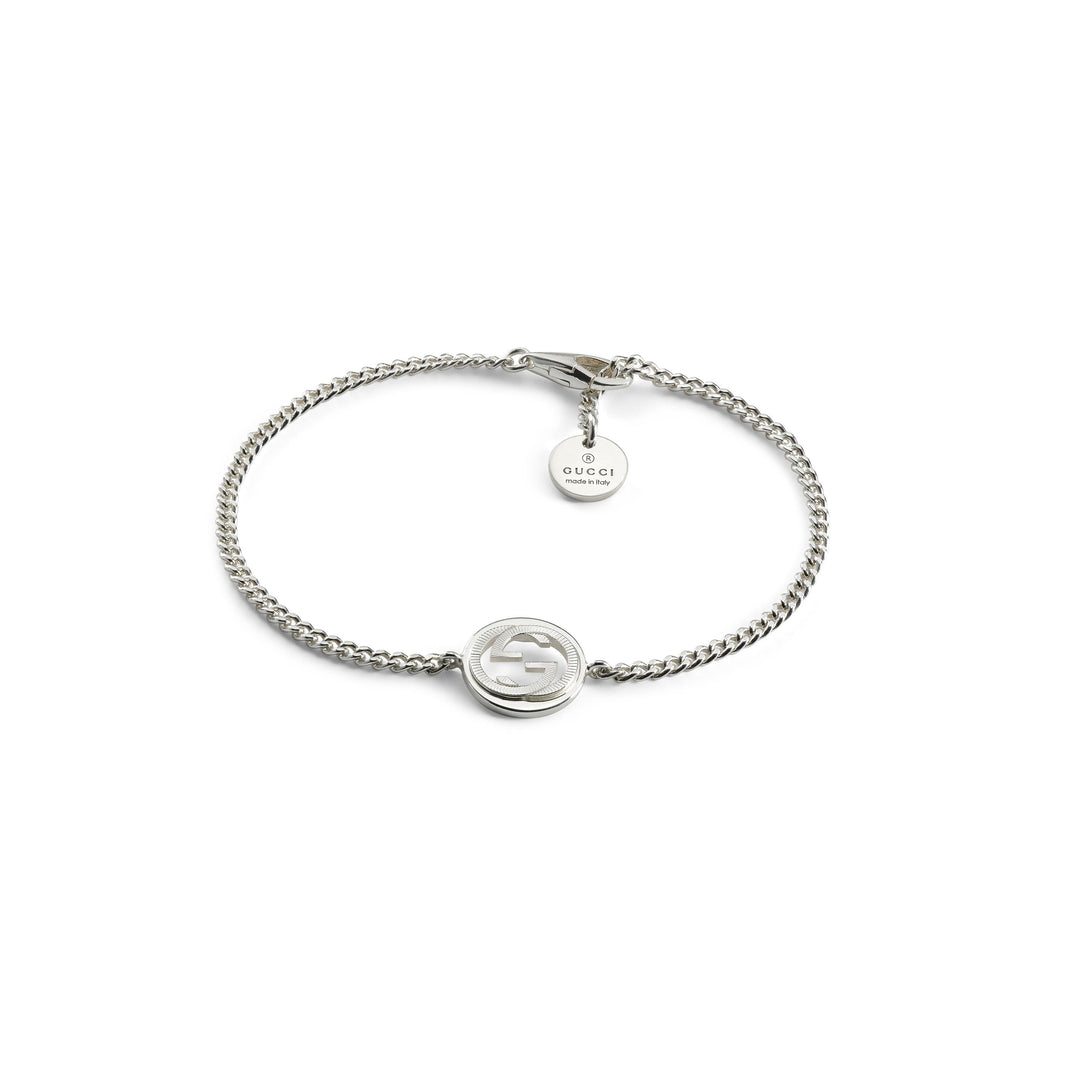 Bracelet Gucci Interlocking en argent sterling YBAA00790001