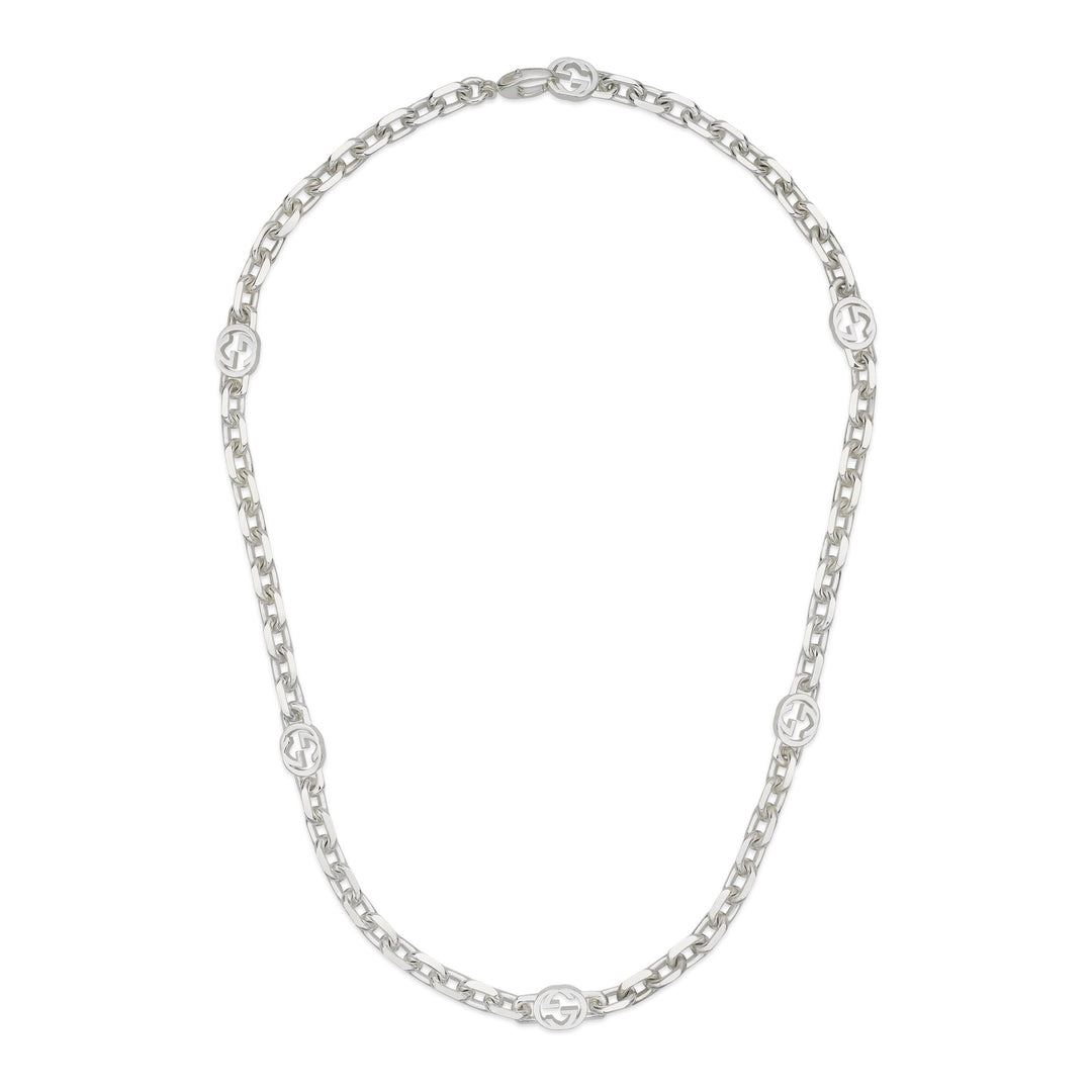 Gucci Interlocking G Necklace in 925 Sterling Silver YBB759703001