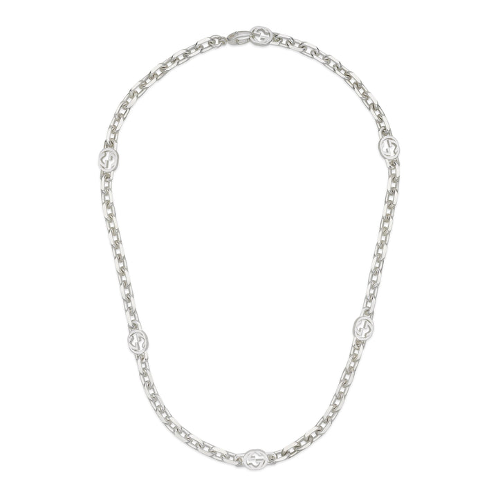 Gucci Interlocking G Necklace in 925 Sterling Silver YBB759703001