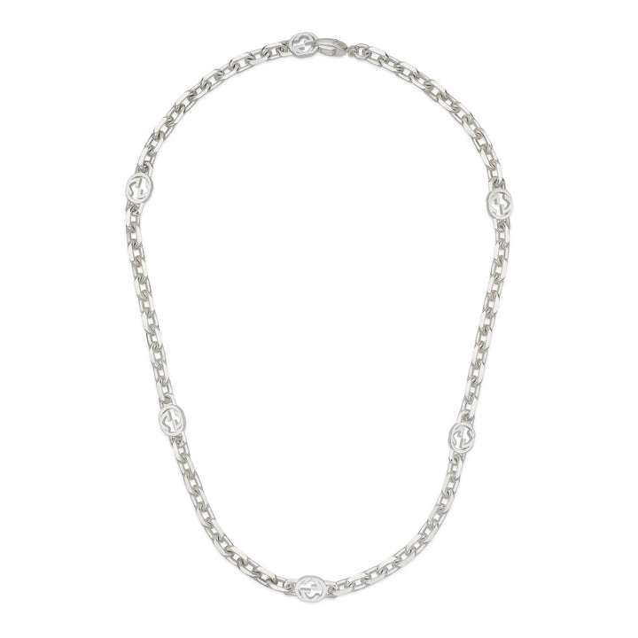 Gucci Interlocking G Necklace in 925 Sterling Silver YBB759703001