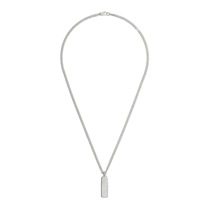 Collier Gucci Tag Interlocking G en argent sterling 925 YBB774055001