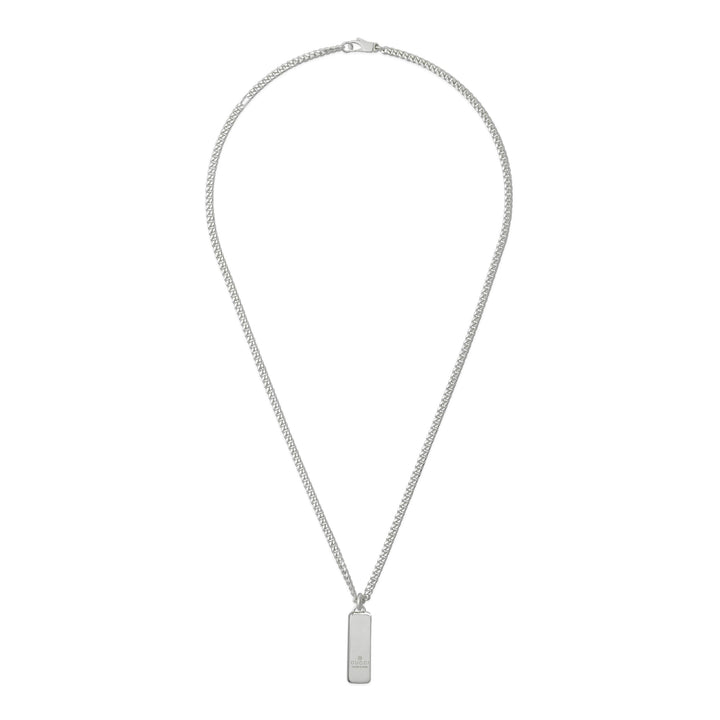 Collier Gucci Tag Interlocking G en argent sterling 925 YBB774055001
