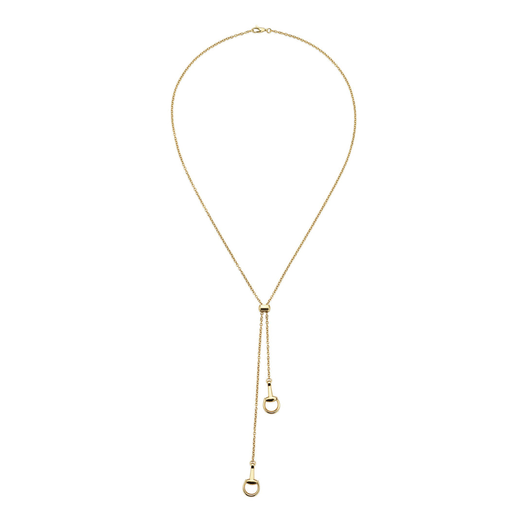 Collier Gucci Horsebit en or jaune 18k YBB79585000100U