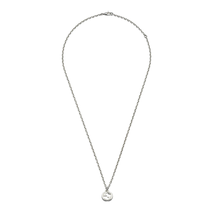Gucci Lido Interlocking G Necklace in 925 Sterling Silver YBB79635500100U