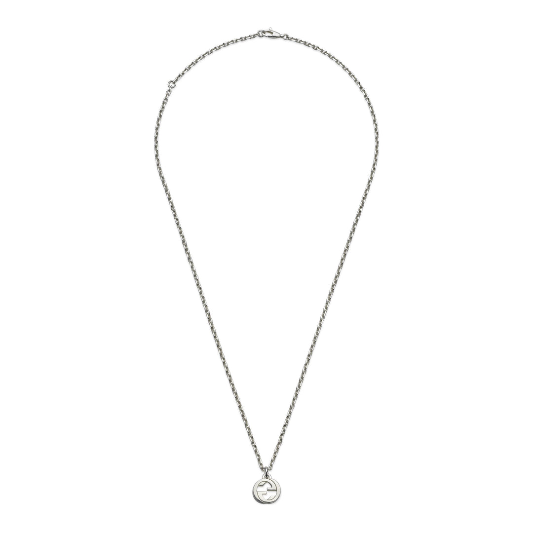 Gucci Lido Interlocking G Necklace in 925 Sterling Silver YBB79635500100U
