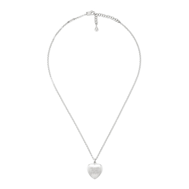 Gucci Blind For Love Necklace in 925 Sterling Silver YBB843589001