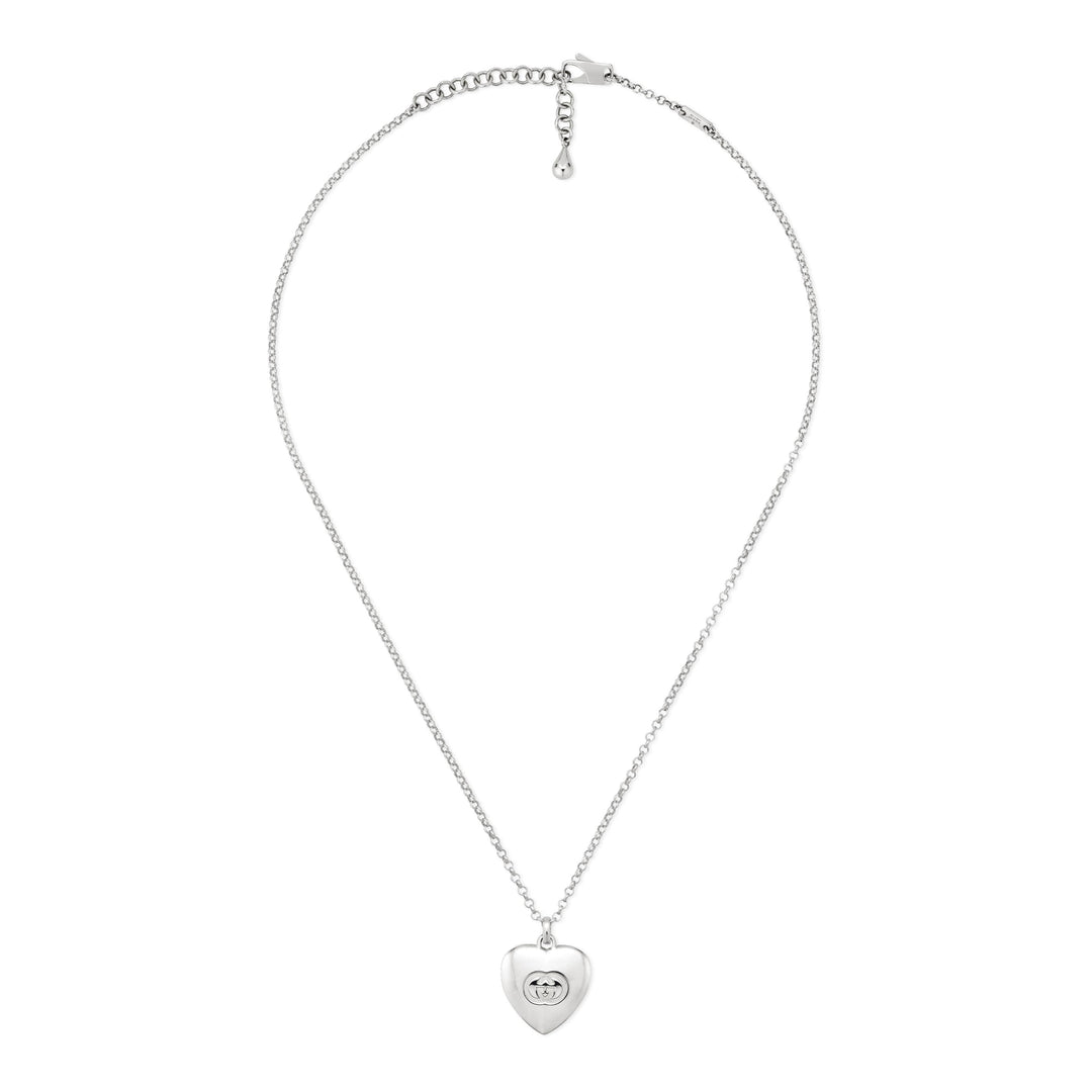 Gucci Blind For Love Necklace in 925 Sterling Silver YBB843589001