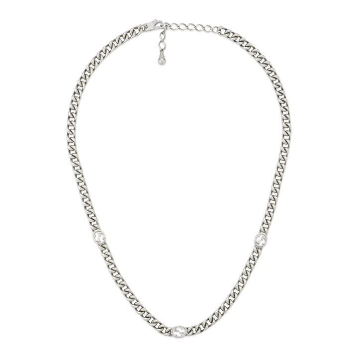 Gucci Interlocking G Necklace in 925 Sterling Silver YBB843630001