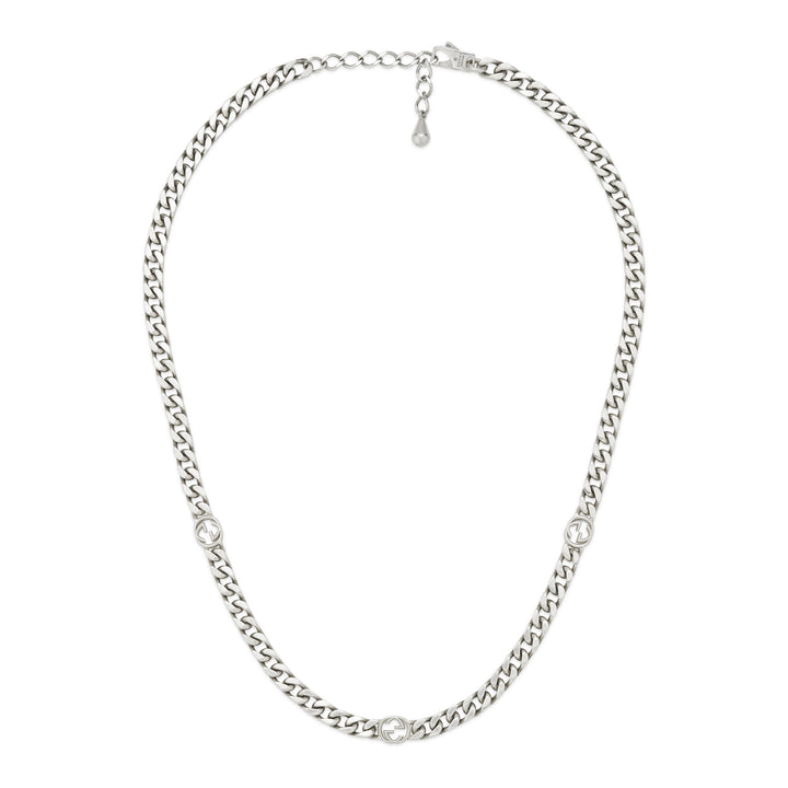 Gucci Interlocking G Necklace in 925 Sterling Silver YBB843630001
