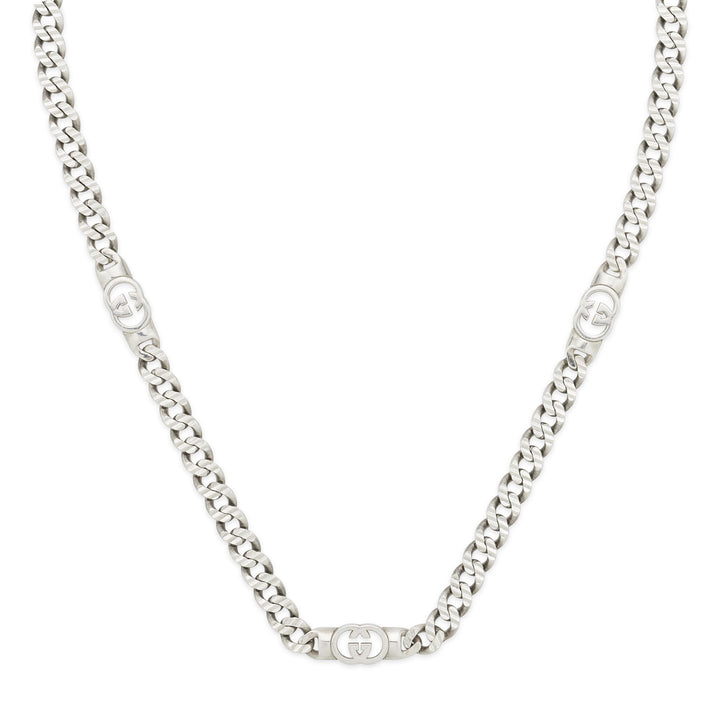 Collier Gucci Interlocking G en argent sterling 925 YBB853967001