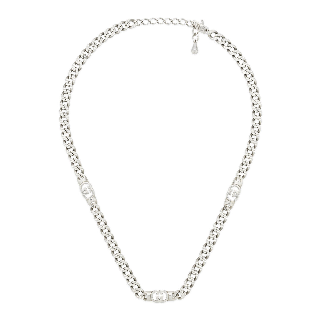 Collier Gucci Interlocking G en argent sterling 925 YBB853967001