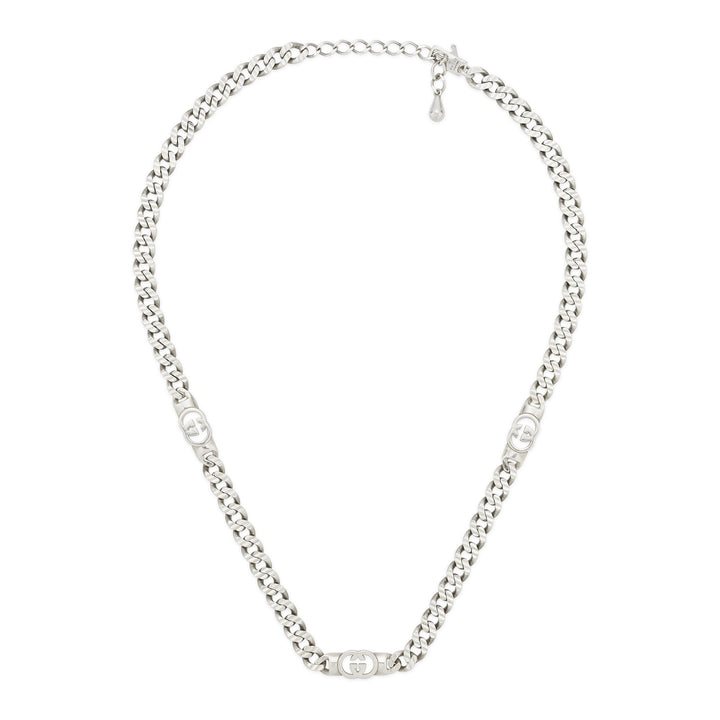 Collier Gucci Interlocking G en argent sterling 925 YBB853967001