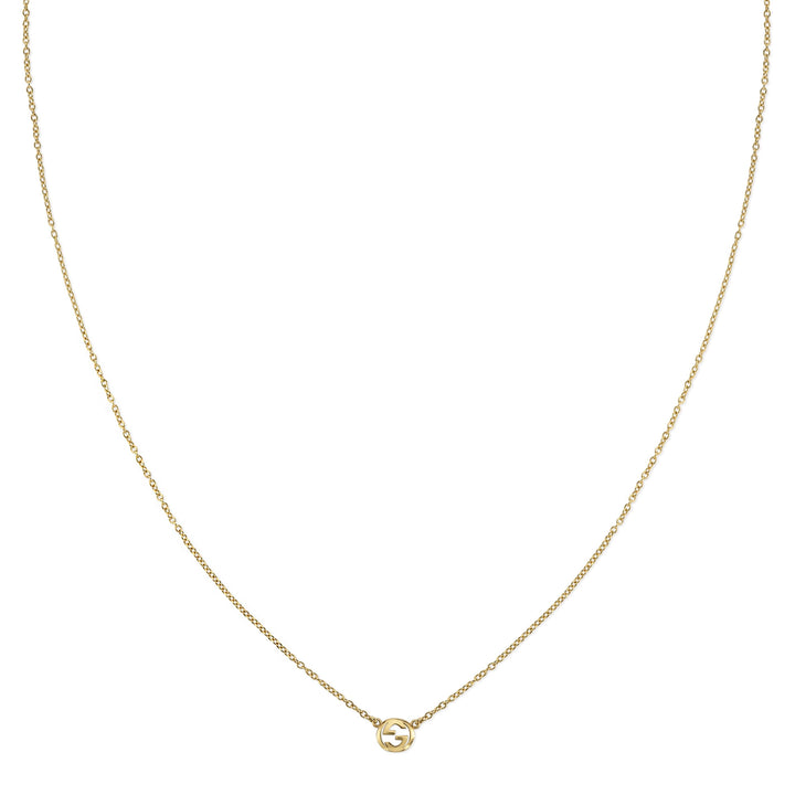 Collier Gucci Interlocking en or jaune 18k YBB874192001