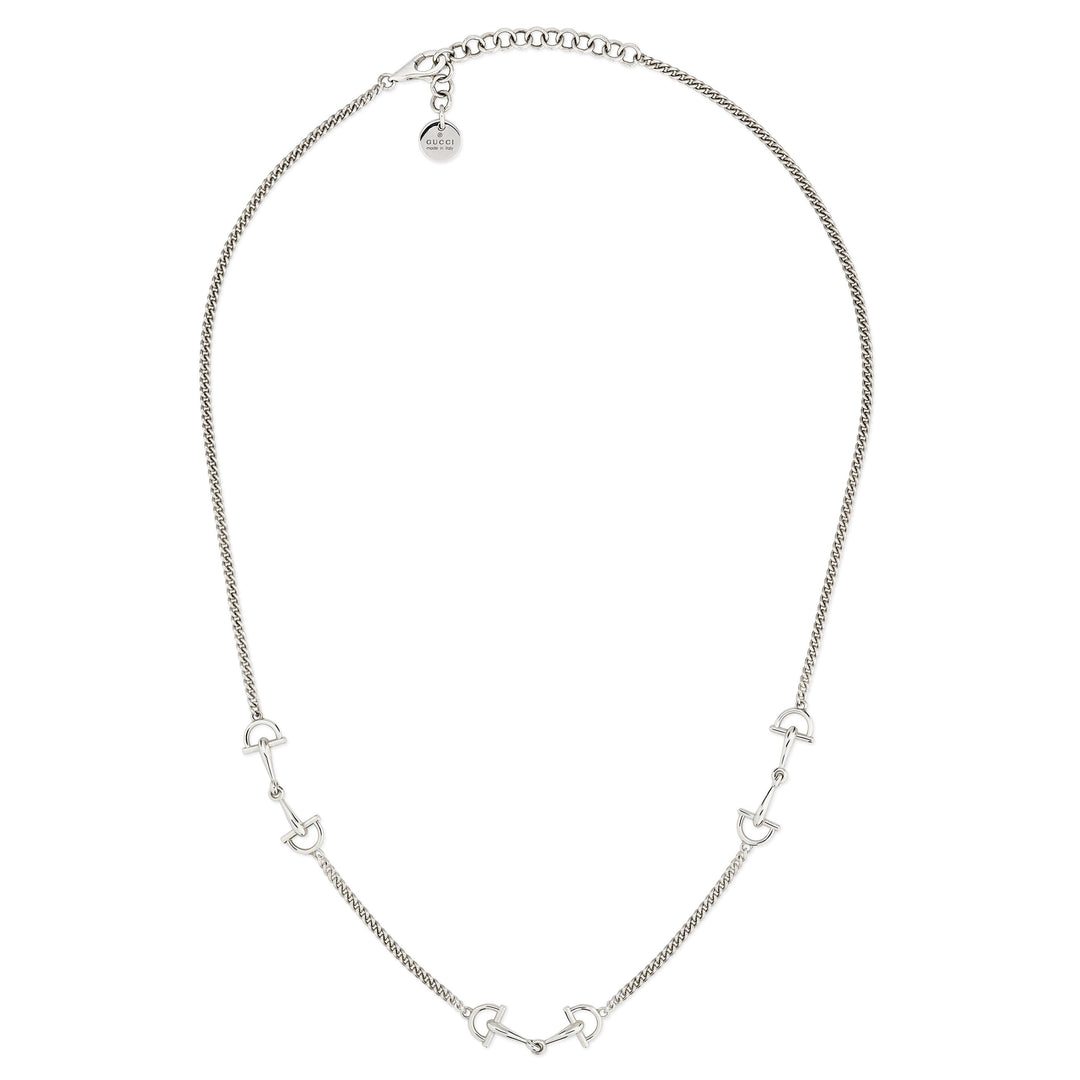 Gucci Staffa sterling silver necklace YBB875895001