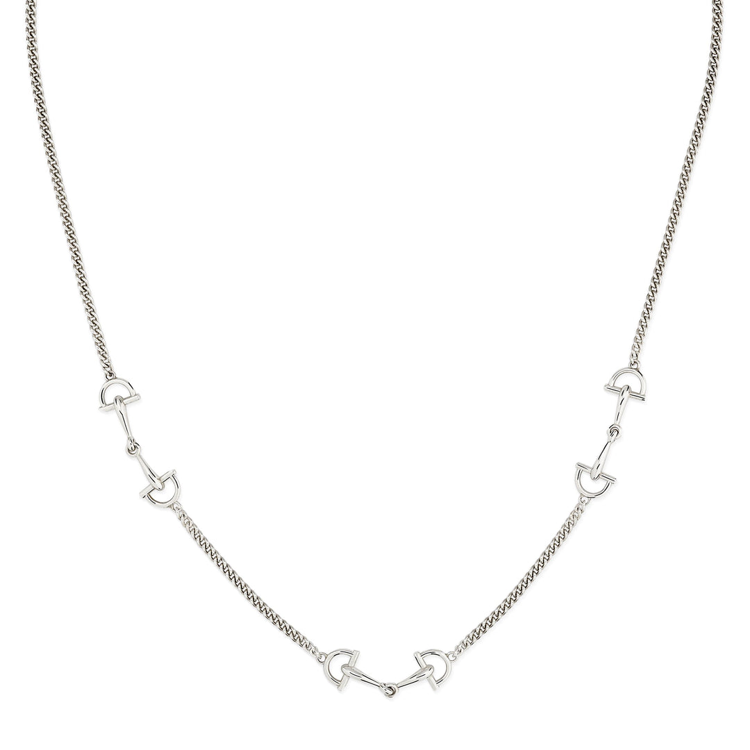 Gucci Staffa sterling silver necklace YBB875895001
