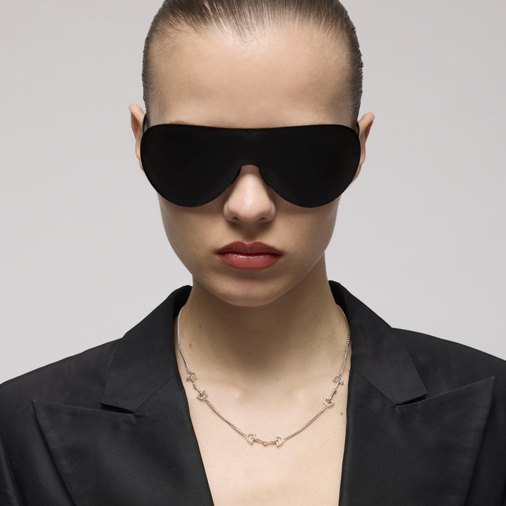 Gucci Staffa sterling silver necklace YBB875895001
